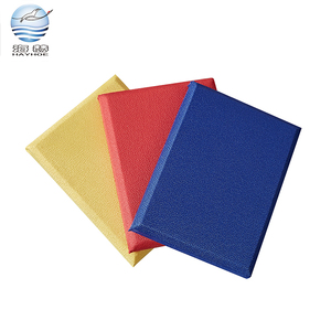 Absorción de sonido tela Material acústico Panel de fibra de vidrio, paneles de pared acústicos - Product Image 4