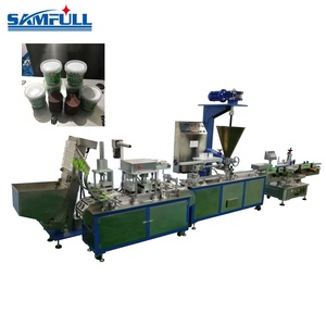 Línea de Producción Automática de Vasos de Plástico para <span class=keywords><strong>Plastilina</strong></span>, Máquina de Tapado, Modelado y Empaquetado de <span class=keywords><strong>Plastilina</strong></span> - Product Image 2
