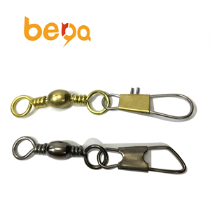<span class=keywords><strong>Baril</strong></span> pivotant <span class=keywords><strong>ou</strong></span> Grue pivotant avec bouton-pression <span class=keywords><strong>ou</strong></span> double sécurité snap terminal s'attaquer pour la pêche à la carpe accessoires - Product Image 5