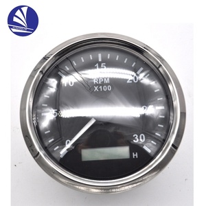 Tacómetro de 85mm para barco, coche, camión, medidor de <span class=keywords><strong>Tacho</strong></span>, LCD, reloj de arena, 12V/24V, 8000RPM - Product Image 4