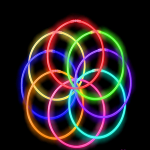 <strong>Wholesale</strong> 22 Inch Crazy Hour Glow Stick Necklace Colorful Promotional Party <strong>Supplies</strong> for Hourly Fun - Product Image 6