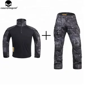 EMERSON uniforme de combate camisa táctica pantalones almohadillas caza emersongear G3 traje de pantalones de combate tipo/tifón