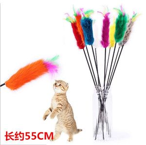 Venta al por mayor de gato de juguete Teaser palo gato de juguete de jugar - Product Image 1