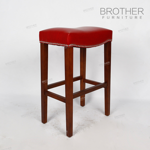 Diseño <span class=keywords><strong>de</strong></span> madera <span class=keywords><strong>de</strong></span> cocina <span class=keywords><strong>de</strong></span> <span class=keywords><strong>centro</strong></span> <span class=keywords><strong>de</strong></span> cuero Taburetes <span class=keywords><strong>de</strong></span> <span class=keywords><strong>bar</strong></span> - Product Image 4