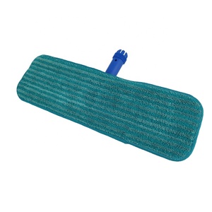 Màu xanh lá cây 18 inch sợi nhỏ làm sạch xoắn lau pad sọc lau refill với móc và vòng lặp - Product Image 2