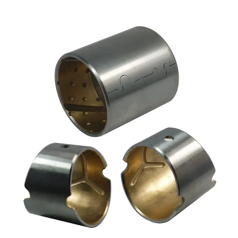 steel backed bronze covered bimetal bushing , steel backing bi metal bush , bronze bearing bush