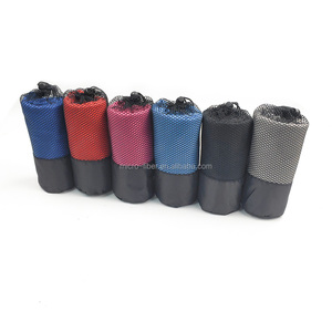Lingettes en microfibre légères et absorbantes, taille logo personnalisé, visage, douche, séchage des <span class=keywords><strong>cheveux</strong></span>, serviettes <span class=keywords><strong>de</strong></span> bain avec sac, pièces - Product Image 5