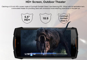 Fábrica más barata 5.5 pulgadas FHD Octa-core 4G RAM + 64G ROM tarjeta SIM dual huella digital IP68 Teléfono robusto, teléfono i - Product Image 4