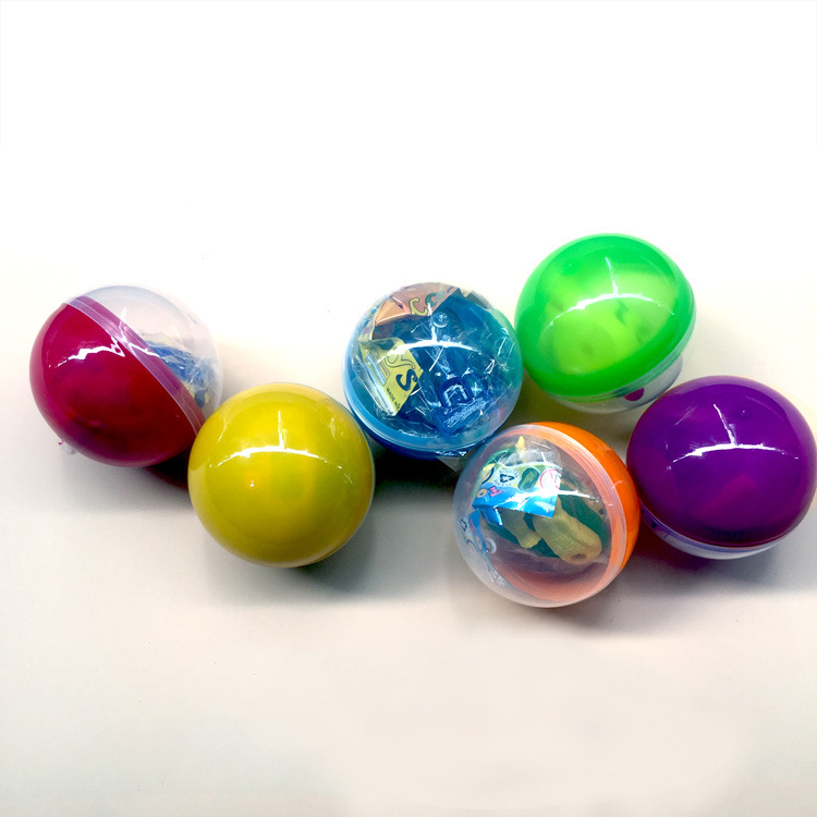 Оптовая продажа, дешевые пластиковые капсульные яйца 75 мм для торгового автомата