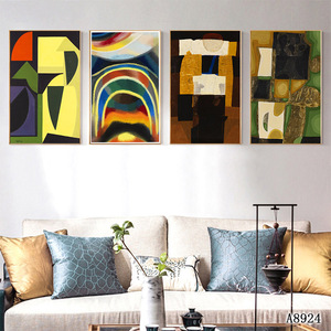 Instruments <span class=keywords><strong>de</strong></span> <span class=keywords><strong>musique</strong></span> <span class=keywords><strong>peinture</strong></span> à l'huile abstraite pour la décoration murale du salon - Product Image 6