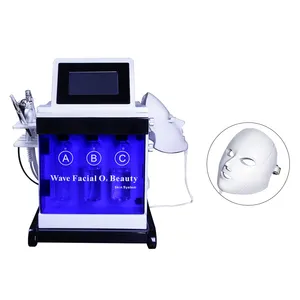 Fabrika fiyat taşınabilir çok fonksiyonlu yüz güzellik makinesi/hydradermabrasion cilt bakım makinesi/bio yüz exfoliator spa equipo