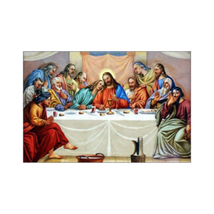 Logotipo personalizado decoración Mural lienzo reproducción de <span class=keywords><strong>la</strong></span> <span class=keywords><strong>pintura</strong></span> de <span class=keywords><strong>La</strong></span> Última <span class=keywords><strong>Cena</strong></span> decoración <span class=keywords><strong>pintura</strong></span> - Product Image 1