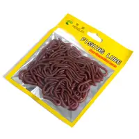 Artificial Red Fishing Worms, Fishy Smell Lures, Soft Bait