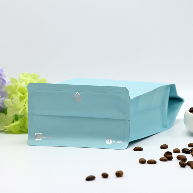 Adapté aux besoins du client Grande Quantité Sachets À Fond Plat Valve Sacs de Serrure de Fermeture Éclair/