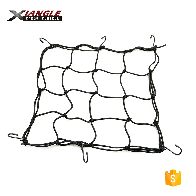 40cmx40cm Bungee Cargo Nets with 6pcs hooks