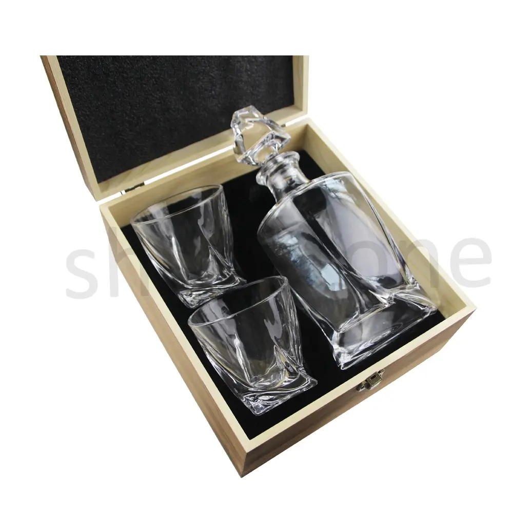 Crystal Glassware Stocked Luxurious Barware Glass Wine Decanter Factory Wholesale Crystal Decanter The Wedding Old Fashioned