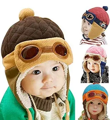 Topi Beanie Hangat Bayi Laki-laki, Topi Beanie Hangat Musim Dingin untuk Bayi Laki-laki