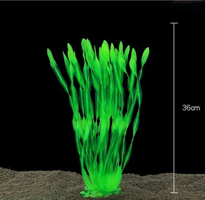 Plantes artificielles en plastique pour <span class=keywords><strong>aquarium</strong></span>, décoration de réservoir à poissons. - Product Image 4