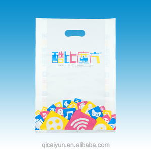 HDPE/LDPE plástico fashional troquelado bolsa de asa de perforación para los zapatos/ropa embalaje <span class=keywords><strong>tiendas</strong></span> de ropa/ropa tienda - Product Image 6