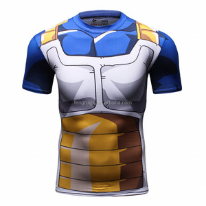 2016 superman Bola <span class=keywords><strong>de</strong></span> Dragón t <span class=keywords><strong>camisa</strong></span> 3d <span class=keywords><strong>de</strong></span> la impresión <span class=keywords><strong>de</strong></span> la camiseta <span class=keywords><strong>de</strong></span> entrenamiento <span class=keywords><strong>de</strong></span> fitness correr gimnasio camiseta - Product Image 3