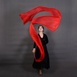 Meilleures ventes Willyoung – Longues écharpes de <span class=keywords><strong>danse</strong></span> orientale en soie pour femmes, idéales pour la <span class=keywords><strong>danse</strong></span> <span class=keywords><strong>rythmique</strong></span> et le torsion - Product Image 2