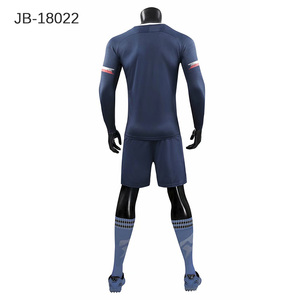 Custom made dry fit soccer jersey training tracksuit children レトロサッカーユニフォー - Product Image 3