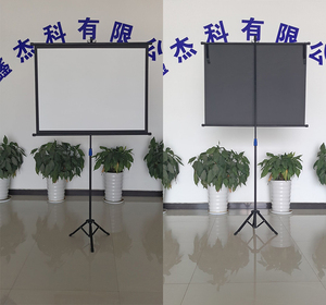 Drop Down Mini Portable Small <strong>Projector</strong> <strong>Screen</strong> Office Meeting Room Floor <strong>Stand</strong> Drop Down Tripod Projection <strong>Screen</strong> - Product Image 6