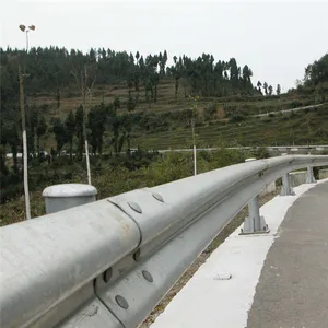 China manufacturers w beam barrier used in country road bridge urban road highway corrugated guardrail