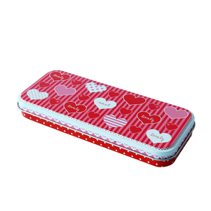 Promotional Custom School <strong>Tin</strong> <strong>Pencil</strong> case Rectangle <strong>Tin</strong> - Product Image 2