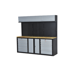 Heavy Duty Kim Loại Ngăn Kéo Workbenches Với Bìa Gỗ Hàng Đầu - Product Image 3