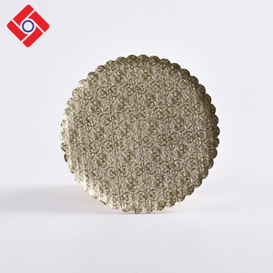 De encaje en relieve de papel de aluminio de oro <span class=keywords><strong>Vieira</strong></span> Cakeboard - Product Image 2