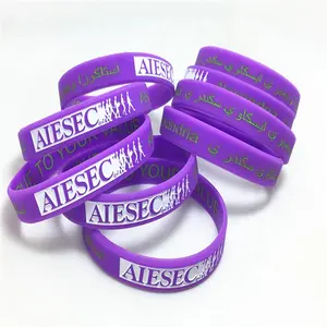 Braccialetto AIESEC braccialetto economico AIESEC braccialetto in silicone con stampa interna braccialetti egitto