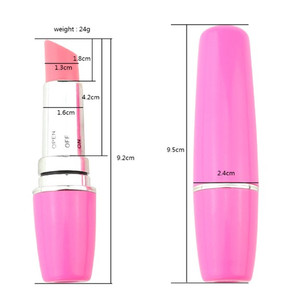 Mini vibratore elettrico del rossetto di massaggio per le donne di stimolazione del clitoride - Product Image 2