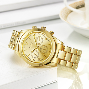 Relojes de <span class=keywords><strong>Oro</strong></span> de 24k con Movimiento de Cuarzo Japonés Geneva <span class=keywords><strong>para</strong></span> <span class=keywords><strong>Hombre</strong></span> - Product Image 6