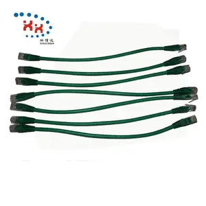 防水30厘米RJ45连接器超薄局域网网络扩展cat 6 cat 7 cat5e以太网跟踪cat8贴片电缆