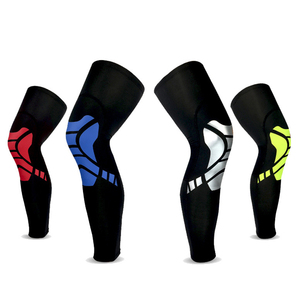 Manchon de compression pour genou et mollet, soutien sportif à prix réduit, soulagement de la douleur, polyester et élasthanne - Product Image 1