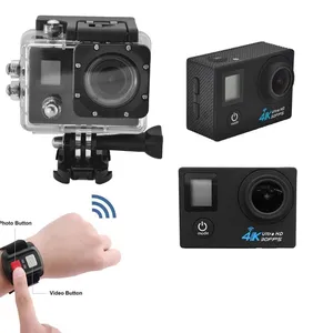 Máy ảnh Thể Thao 4 K Hành Động Cam Video Máy Ảnh Chuyên Nghiệp wifi Máy Ảnh 1080 P Điều Khiển Từ Xa Đôi Màn Hình