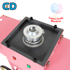Professionnel Sucre Barbe à papa Faisant La Machine Grande Jolie Rose Fabricant De Barbe À Papa Rose Chariots À Vendre - Product Image 4