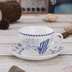De verano creativos Océano Azul <span class=keywords><strong>pescado</strong></span> patrón juegos de cena china de hueso vajilla de estilo europeo - Product Image 2