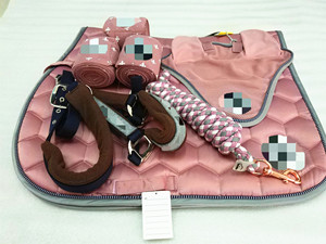 Một Khai Thác Là Một Bộ Thảm Ngựa Yên Pad Fly Veils Ngựa Lông Cừu Băng Ngựa Halters & Dây Dẫn Thiết Bị Cưỡi Ngựa - Product Image 5