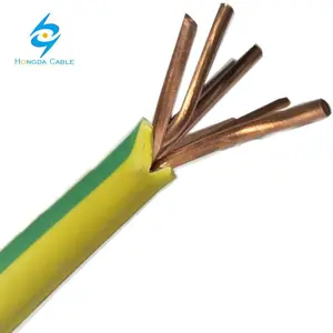Fio flexível elétrico 1.5mm2 2.5mm2, fio de cobre
