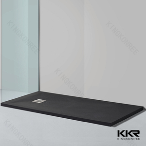Diseño especial de Piedra Negro resina <span class=keywords><strong>ducha</strong></span> base - Product Image 1