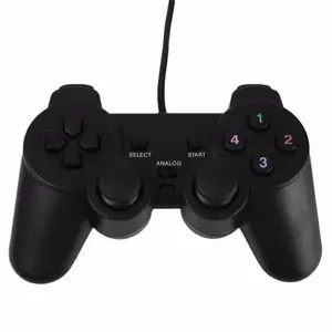 الجملة USB السلكية الكمبيوتر أذرع التحكم في ألعاب الفيديو Gamepad صدمة الاهتزاز جويستيك Joypad تحكم لأجهزة الكمبيوتر المحمول الألعاب تلعب السفينة بسرعة