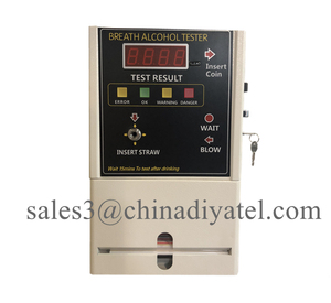 เหรียญดำเนินการการใช้โทรศัพท์มือถือ Sensor Breathalyzer/Digital Breath Alcohol Tester/<span class=keywords><strong>Breathalyser</strong></span> <span class=keywords><strong>Vending</strong></span> <span class=keywords><strong>Machine</strong></span> สำหรับวัด BAC - Product Image 2