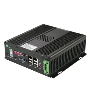 industrial pc mini-itx embedded motherboard power supply 12v dc input 2 lan mini pc intel J1900 usb2.0 win10 industrial computer