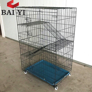 Cages pour chats d'extérieur grillagées pour élevage de chats avec roues - Product Image 2