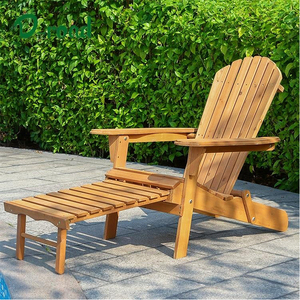 Sedia Pieghevole Adirondack in Legno per Giardino e Spiaggia - Product Image 1