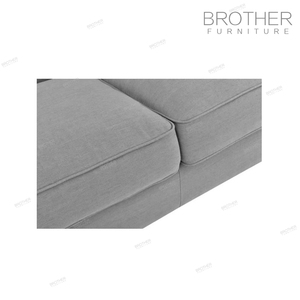 Grey. tejido 2 plazas habitación Europea elegante sofá seccional conjuntos - Product Image 4