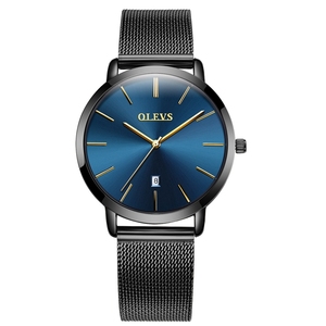 <span class=keywords><strong>OLEVS</strong></span>-relojes ultrafinos para <span class=keywords><strong>mujer</strong></span>, de pulsera, de cuarzo, resistente al agua, de acero inoxidable con fecha, con calendario, 5869 - Product Image 3