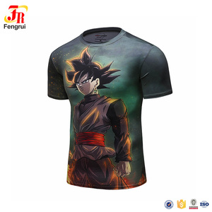 Marvel super héroe de la historieta camiseta de la bola Z del <span class=keywords><strong>Dragón</strong></span> lleno sublimado rash guard - Product Image 5